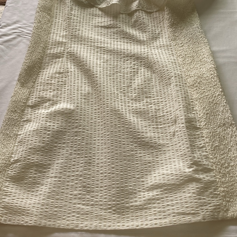 Vero Moda Ivory Ruffled A-line Sundress - Picture 3 of 11